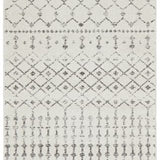 Cameron Silver Tribal Pattern Hallway Runner Rug