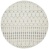 Cameron Silver Tribal Pattern Hallway Runner Rug