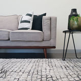 Caprice Grey Wood Grain Art Silk Rug