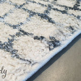 Caprice Grey Wood Grain Art Silk Rug
