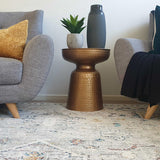 Celine Silver Multi Colour Medallion Rug