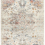 Celine Silver Multi Colour Medallion Rug