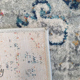Celine Silver Multi Colour Medallion Rug