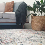 Celine Silver Multi Colour Medallion Rug