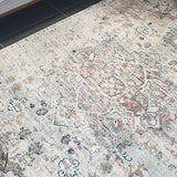 Celine Silver Multi Colour Medallion Rug