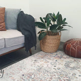 Celine Silver Multi Colour Medallion Rug