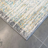 Celine Grey Medallion Distressed Rug