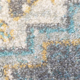 Celine Grey Medallion Distressed Rug