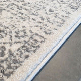 Cameron Silver Aztec Tribal Pattern Rug