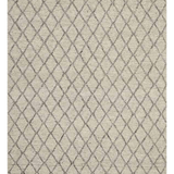 Civic Ivory Diamond Hand Woven Wool Rug