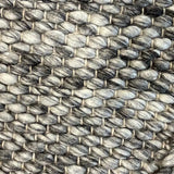 Darcy Diamond Dark Grey Felted Wool Rug