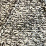 Darcy Diamond Dark Grey Felted Wool Rug