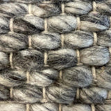 Darcy Diamond Dark Grey Felted Wool Rug