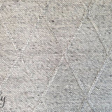 Darcy Diamond Beige Silver Felted Wool Rug