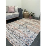 Colette Rust Dark Beige Ethnic Tribal Rug
