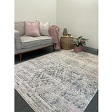 Colette Blue Multicolour Geometric Aztec Rug