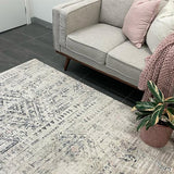 Colette Blue Multicolour Geometric Aztec Rug