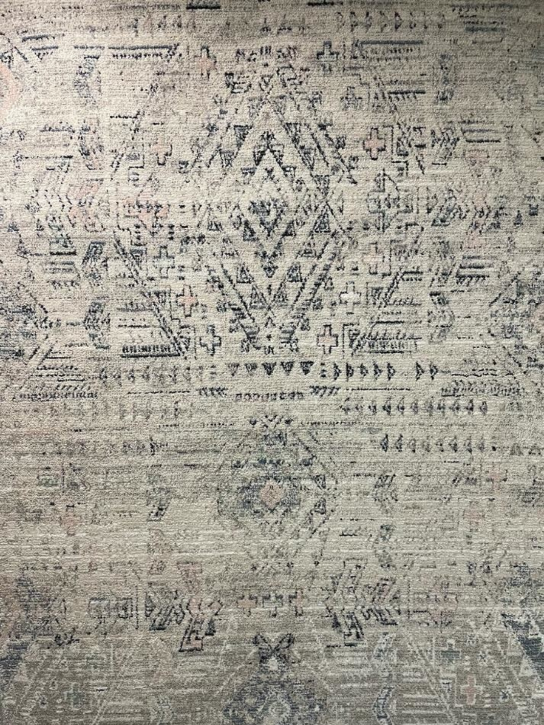 Colette Blue Multicolour Geometric Aztec Rug