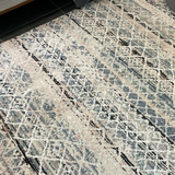 Colette Blue Beige Tribal Rug