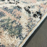Colette Blue Beige Tribal Rug
