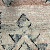 Colette Rust Dark Beige Ethnic Tribal Rug