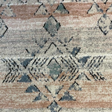 Colette Rust Dark Beige Ethnic Tribal Rug