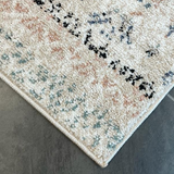 Colette Ivory Beige Tribal Rug