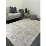Colette Beige Diamond Geometric Rug