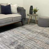 Colette Multicoloured Striped Boho Rug