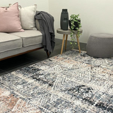 Colette Ivory Dark Beige Medallion Rug
