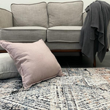 Colette Ivory Dark Beige Medallion Rug