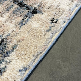 Colette Blue Beige Diamond Trellis Rug