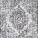 Cleo Grey Natural Faded Transitional Rug