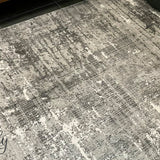 Cody Grey Monochrome Striped Rug