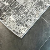 Cody Grey Monochrome Striped Rug