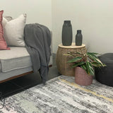 Cody Grey Yellow Abstract Rug
