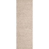 Darcy Diamond Light Grey Felted Wool Rug Hallway Runner Success