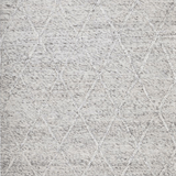 Darcy Diamond Light Grey Felted Wool Rug