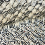 Darcy Grey Felted Wool Round Rug