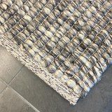 Darcy Dark Grey Felted Wool Rug
