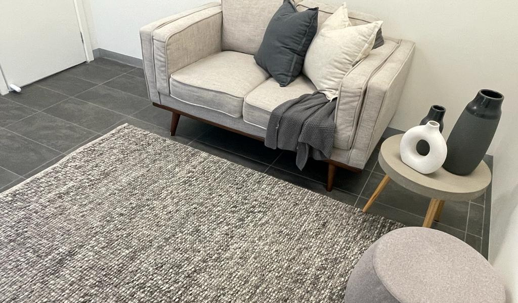 Darcy Dark Grey Felted Wool Rug – The Rug Lady