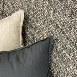Darcy Dark Grey Felted Wool Rug