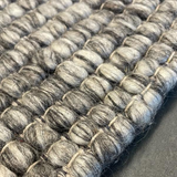 Darcy Dark Grey Felted Wool Rug