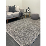 Darcy Dark Grey Felted Wool Rug