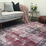 Spirit Red Medallion Transitional Rug