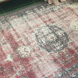 Spirit Red Medallion Transitional Rug
