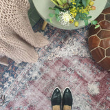 Spirit Red Medallion Transitional Rug