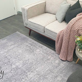 Spirit Silver Oriental Transitional Rug