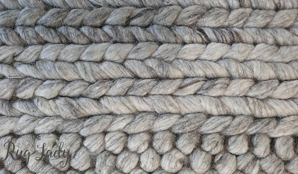 Queen Grey Hand Loomed Wool Rug | Best Sellers | The Rug Lady
