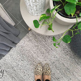 Queen Silver Hand Loomed Wool Rug
